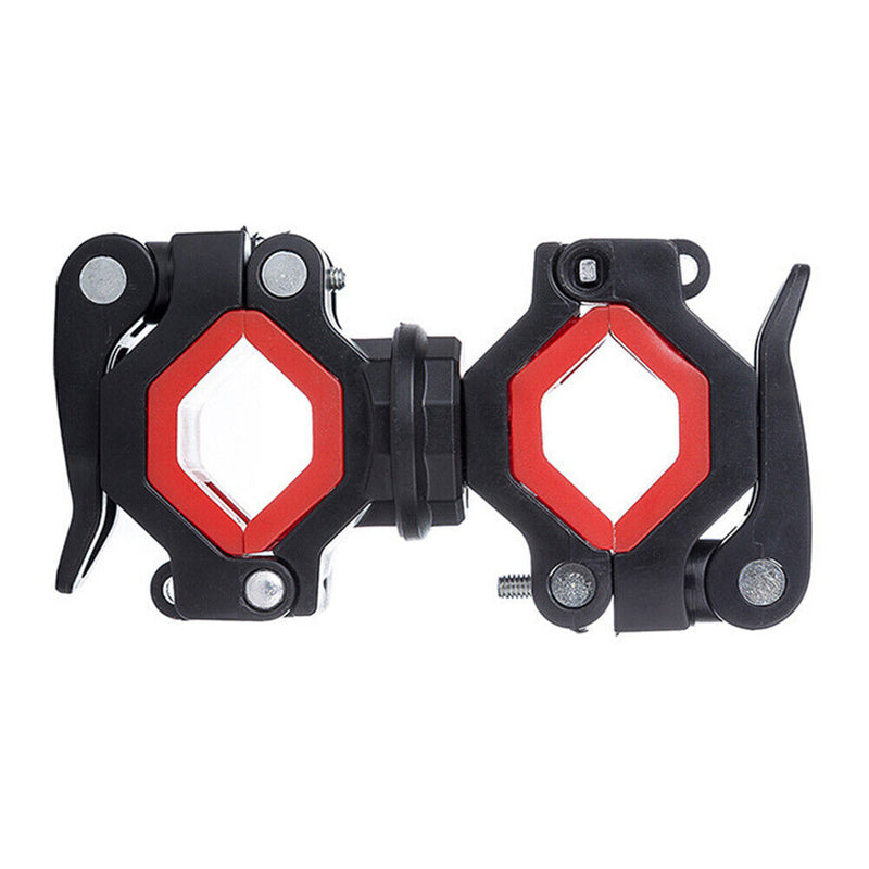 360 Degree Rotation Bike Flashlight Holder Bicycle Front Tail Light Clamp Cli