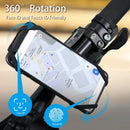 Black 360 Degree Rotating Cycling Bike Phone Holder Cycling Handlebar Handlebar