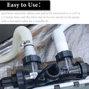 1.25 inch to 1.5 inch Fittings Hose Drain Plug Connector Adapter Collar Kit