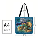 King of tigers Printed Shoulder Shopping Bag Casual Large Tote Handbag
