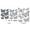 Butterfly Paper Cut Dies Clear Silicone Transparent Animal Seal Stamping Mold