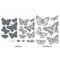 Butterfly Paper Cut Dies Clear Silicone Transparent Animal Seal Stamping Mold