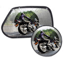 Motorcycle Electric Bike Mirror Anti Fog Film Waterproof Protective Film 2 Pack