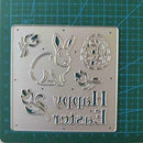 Easter Theme Metal Cutting Dies Easter Bunny Eggs Embossing Template DIY B5L0
