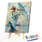 Lady with Umbrella Oil Paint By Numbers Kits Canvas Picture DIY Wall Art