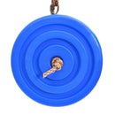 Safe Indoor Outdoor Plastic Disc Monkey Kids Swing Fitness Swingset (Blue) Newly