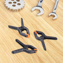 10pcs 2inch Spring Clamps Woodworking Clip Photo Studio Background (Black) Newly