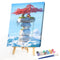 Landscape Oil Painting By Numbers Canvas Wall Drawing Kits DIY Gift Home Decor