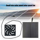 Outdoor Solar Panel Ventilator Fan 5W 6V Greenhouse Exhaust Fan Air Extractor
