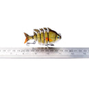 Crankbait Fishing Lures 8cm 14g 6 Sections Artificial Wobbler Hard Bait (E)