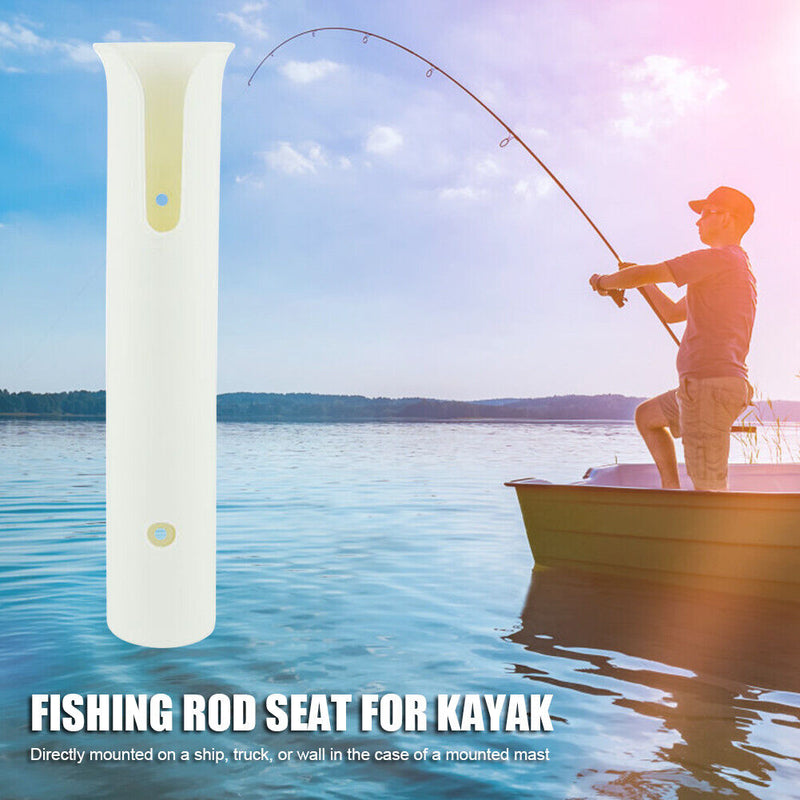 Plastic Fishing Rod Barrel Holder Vertical Inserting Pole Tube Stand Suppor