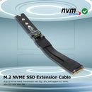 15cm Riser Cable M.2 NVMe SSD Extension Cable for PCIe 3.0 4X Full Speed Adapter