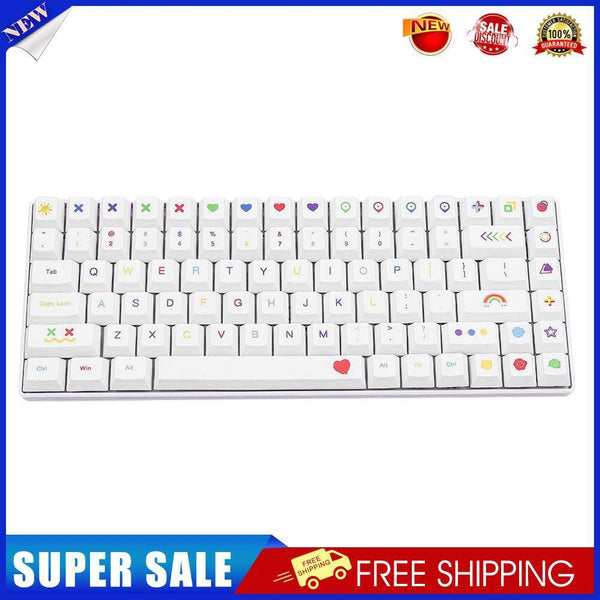 127pcs Mechanical Keyboard Keycaps XDA Height for MX Switches (Color Pen)