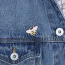 Women Men Lapel Pin Brooch Fashion Cute Enamel Pins Honey Animal Badge Bee