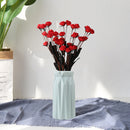 Flower Basket Plastic Vase Clear Lines Imitation Porcelain Flower Organizer