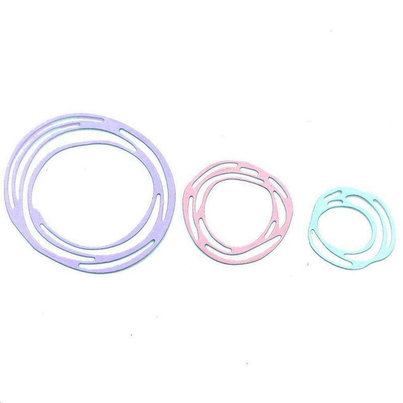 Heart Circle Scrapbooking Stencil Die Cuts Card Embossing DIY Cutting Metal K9L5