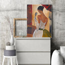 Women Singer Wear Dress Paint By Number Frameless Hand Painted Oil Picture DIY