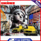 Oil Paint By Numbers City Coloring Picture Digital Drawing