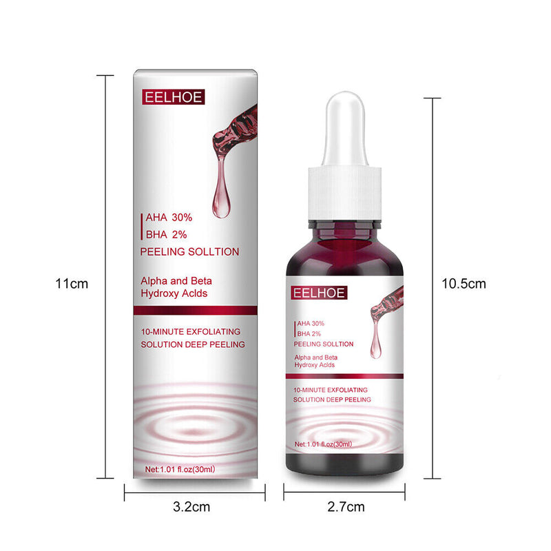 Face Peeling Serum Salicylic Acid Serum AHA30% BHA 2% Fruit Acid Extract