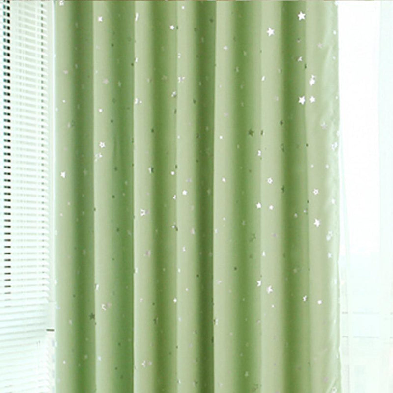 Full Blackout Shading Stars Bedroom Balcony Curtains Hook Grommet Purdah(5)