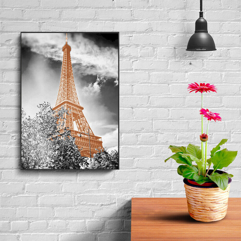 5D Diamond Painting Kit DIY Eiffel Tower Full Round Drill Mosaic Pictures Newly