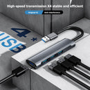 UHB01 Multi USB Splitter HUB Laptop 4 Ports USB 3.0 Expander Power Adapter