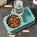 Automatic Drinking Water Bowl Pet Cat Puppy Food Feeder Waterer (Green) Newly