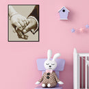 14CT Full Cross Stitch Hand in Hand Stamped DIY Cotton Thread Printed Needlework