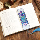 Diamond Painting Bookmark Leather Tassel Book Marks (Mandolin Flowers-S21) Newly