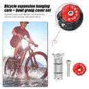 LEBYCLE MTB Bike Headset Stem Top Cap Compression Plug Star Nut (Red) Newly