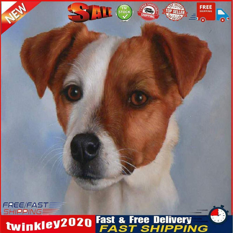 5D Full Round Diamond Painting Animals diy Cross Stitch (Dog-LD274) Newly