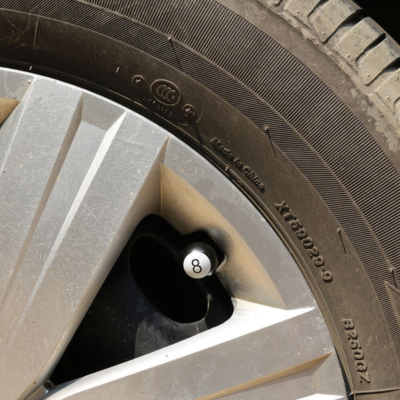 Universal Bicycle Billiards Ball Tire Tyre Air Valve Stem Caps Wheel Rims Parts