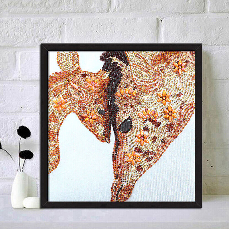 5D Girl Dream Diamond Painting Luminous Special Shape Partial Drill V042