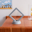 10pcs Transparent Floating Display Stand Necklace Bracelet Jewelry Square Holder