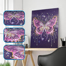 5D DIY Special Shaped Diamond Painting Butterfly Cross Stitch Embroidery Newly