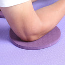 1 Pair Plank Workout Round Knee Pad Fitness Push-ups Yoga Mats (Purple)