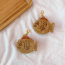Bag Coin Wallet Snapper Charm Purse Wrist Bag Fish Keychains Key Ring Plush`