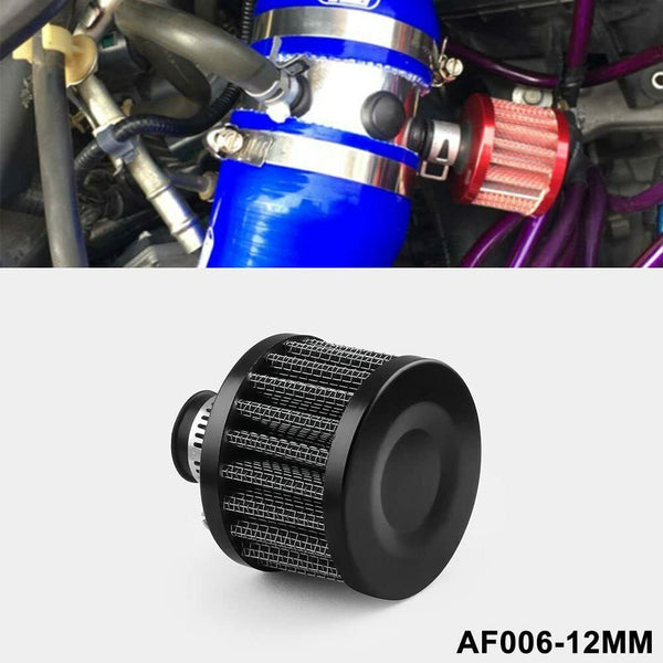 12mm Car Motorcycle Cold Air Intake Filter Turbo Vent Crankcase Breather