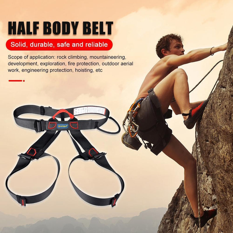 Rock Climbing Safety Belts Outdoor Survival Half Body Protective Harness