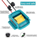 with Cable DIY Output Adaptor Battery Connector For DeWALT 20V Max 18V Dock