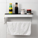 Adhesive Bathroom Shelves Organizer Shampoo Rack Towel Shelf Bar Storage Rack