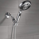 Three-Way Shunt Shower Head Diverter Bathroom Sprayer Stand Adapter (Brass)