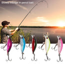 Various Colors Fishing Lure Sinking Pencil Lure False Bait Wobblers Hard Bait