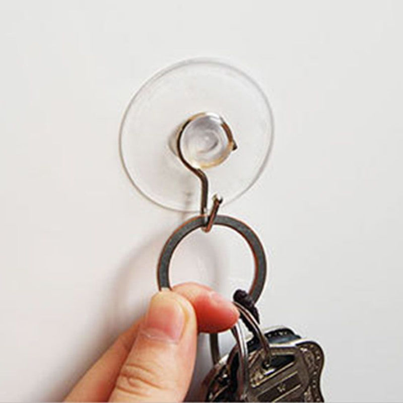 Wedding Supplies Hangers Rubber Glass Wall Hook Suction Cup Transparent Sucker