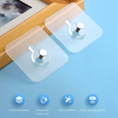 #A 5pcs Picture Photo Frame Holder Wall No Punching Seamless PVC Stickers Hooks