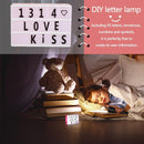 DIY Letter A6 Combination Cinema LED Light Box Battery Powered Lamp (Pink)