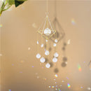 Crystal Windchimes Ornament Lighting Ball Home Hanging Pendant Decor (D) Newly