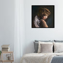 Little Angel Drawing Frameless DIY Oil Paint by Numbers Canvas Home Decor Newly