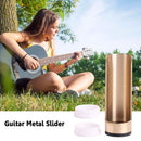 Guitar Slide Bar Metal Semi-open Finger Sleeve Slides Ukulele String Instru