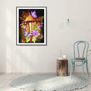 DIY Full Round Drill Diamond Painting Butterfly Mosaic Rhinestone Craft